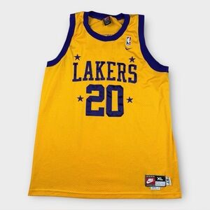 Nike Swingman Los Angeles Lakers 1957 NBA Rewind Jersey Gary Payton #20 XL +2‎
